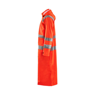 Blaklader 43252000 Hi-Vis Rain Jacket Orange Left #colour_orange