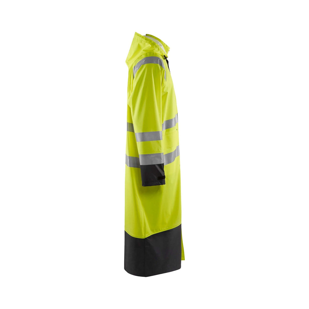 Blaklader 43252000 Hi-Vis Rain Jacket Yellow/Black Right #colour_yellow-black