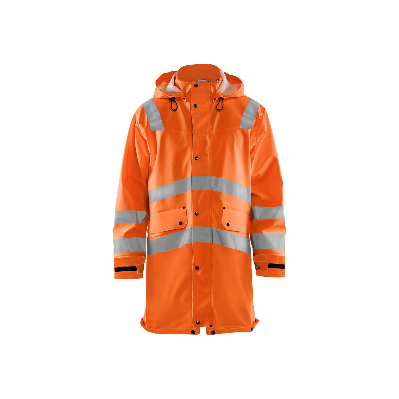 Blaklader 43262005 Hi-Vis Rain Jacket Orange Main #colour_orange