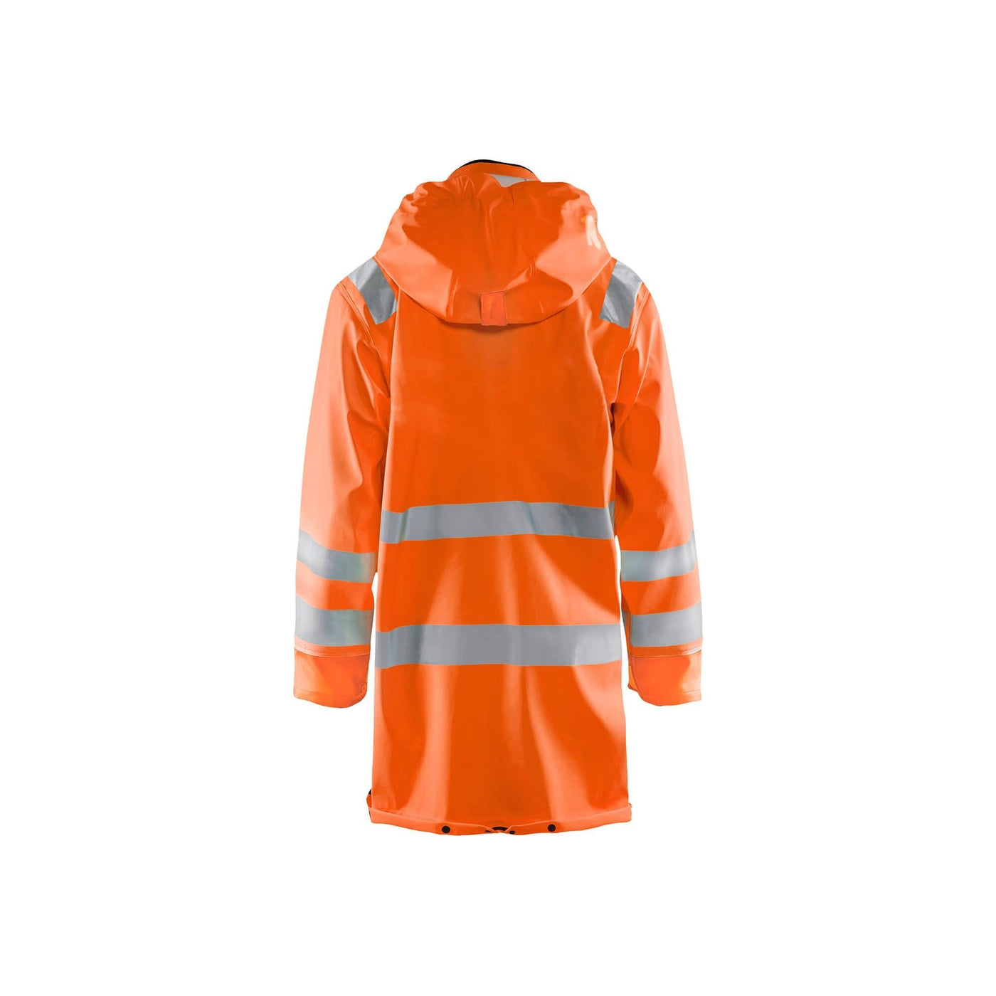 Blaklader 43262005 Hi-Vis Rain Jacket Orange Rear #colour_orange