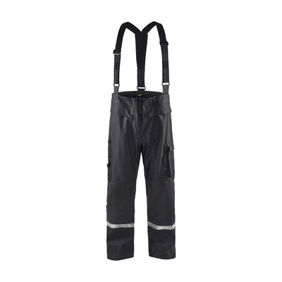 Blaklader 13022003 Hi-Vis Rain Trousers Black Main #colour_black