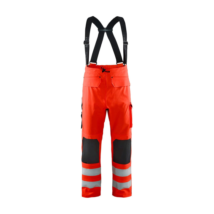 Blaklader 13022003 Hi-Vis Rain Trousers Hi-Vis Red Main #colour_hi-vis-red