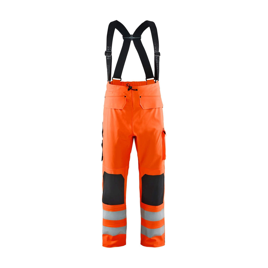 Blaklader 13022003 Hi-Vis Rain Trousers Orange Main #colour_orange