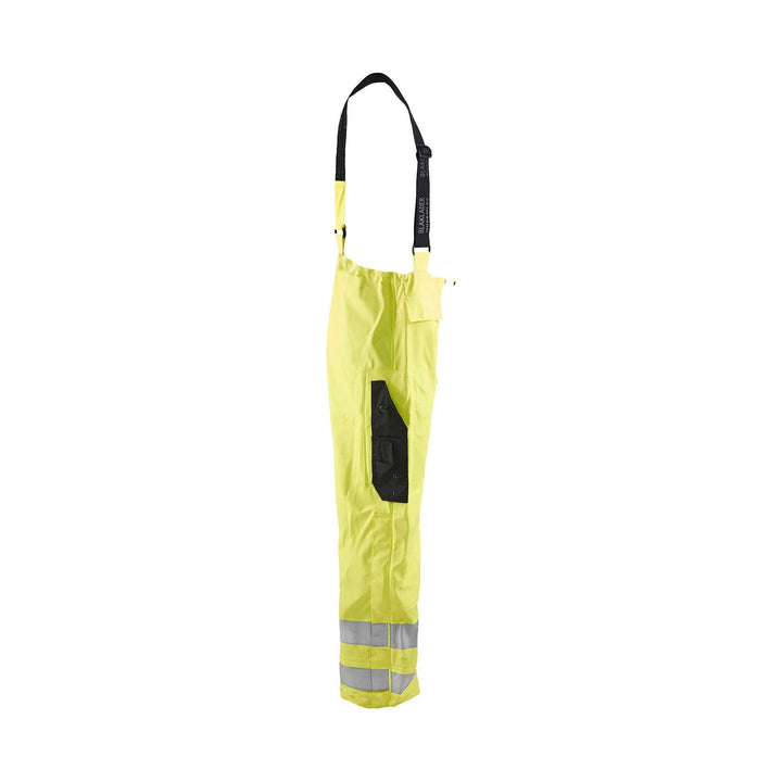 Blaklader 13062005 Hi-Vis Rain Trousers Hi-Vis Yellow Right #colour_yellow