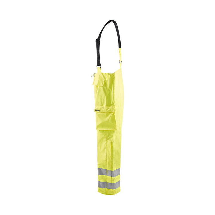 Blaklader 13062005 Hi-Vis Rain Trousers Hi-Vis Yellow Left #colour_yellow