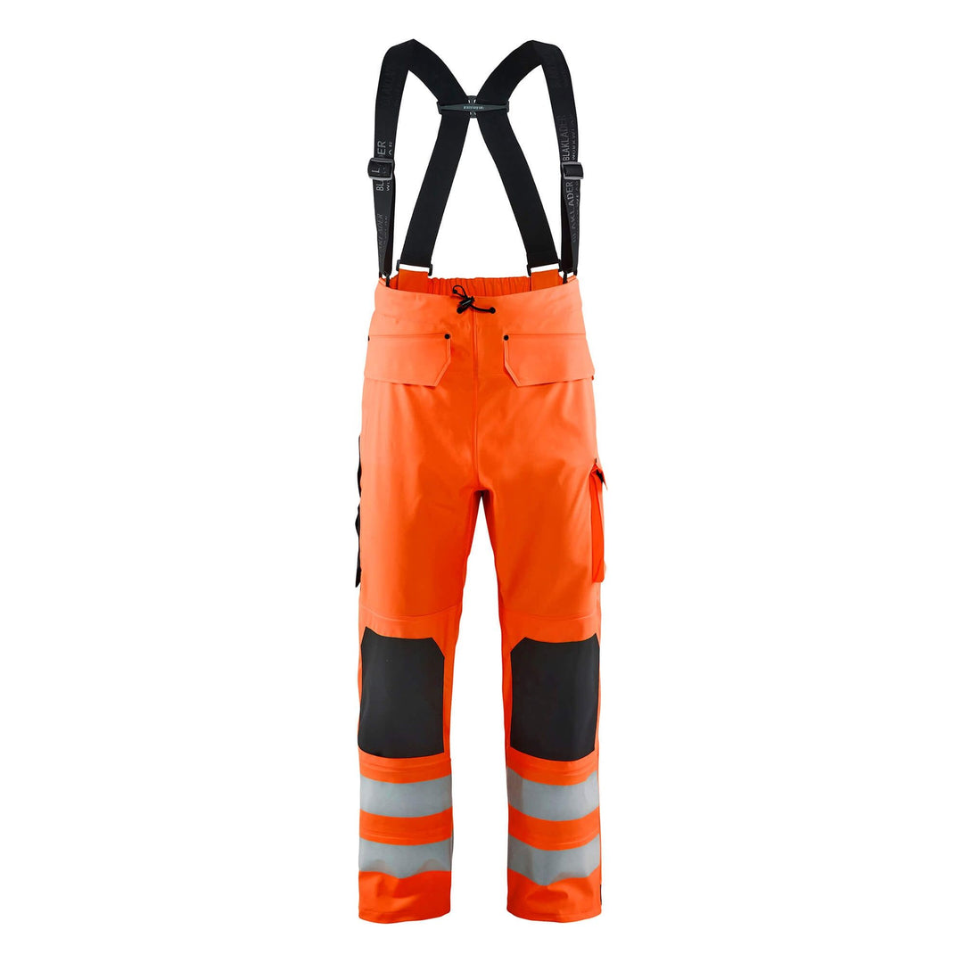 Blaklader 13062005 Hi-Vis Rain Trousers Orange Main #colour_orange