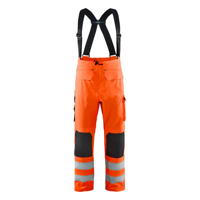 Blaklader 13062005 Hi-Vis Rain Trousers Orange Main #colour_orange
