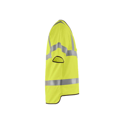 Blaklader 30341729 Hi-Vis Safety Waistcoat Multinorm Hi-Vis Yellow Right #colour_yellow