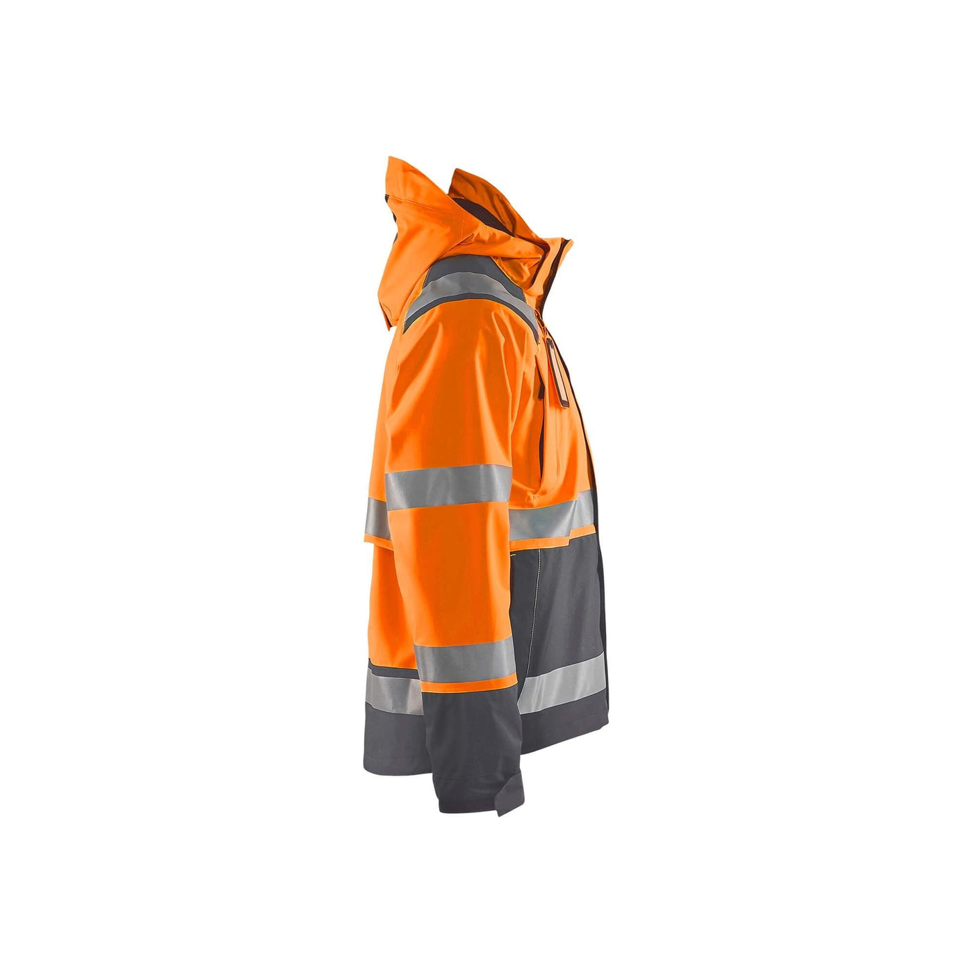 Blaklader 49871987 Hi-Vis Shell Jacket Hi-Vis Orange/Mid Grey Right #colour_hi-vis-orange-mid-grey