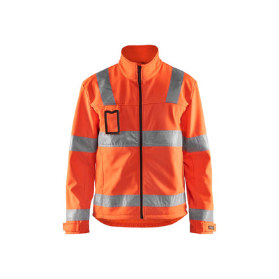 Blaklader 48382517 Hi-Vis Soft-Shell Jacket Orange Main #colour_orange