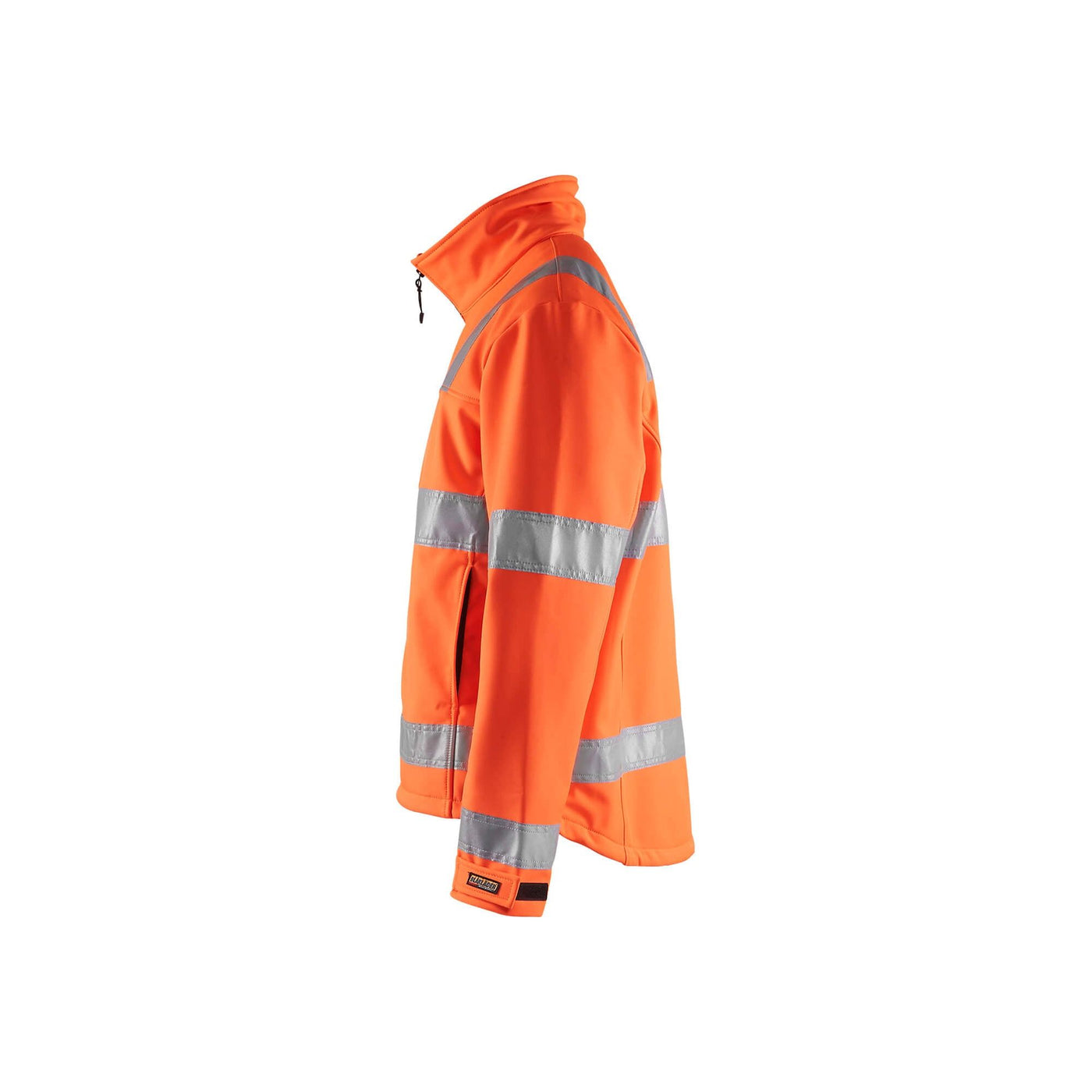 Blaklader 48382517 Hi-Vis Soft-Shell Jacket Orange Left #colour_orange