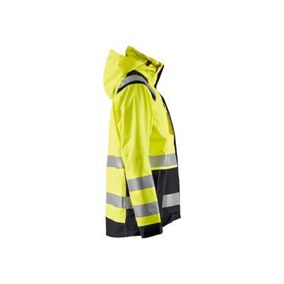 Blaklader 49041987 Hi-Vis Softshell Jacket Yellow/Black Right #colour_yellow-black