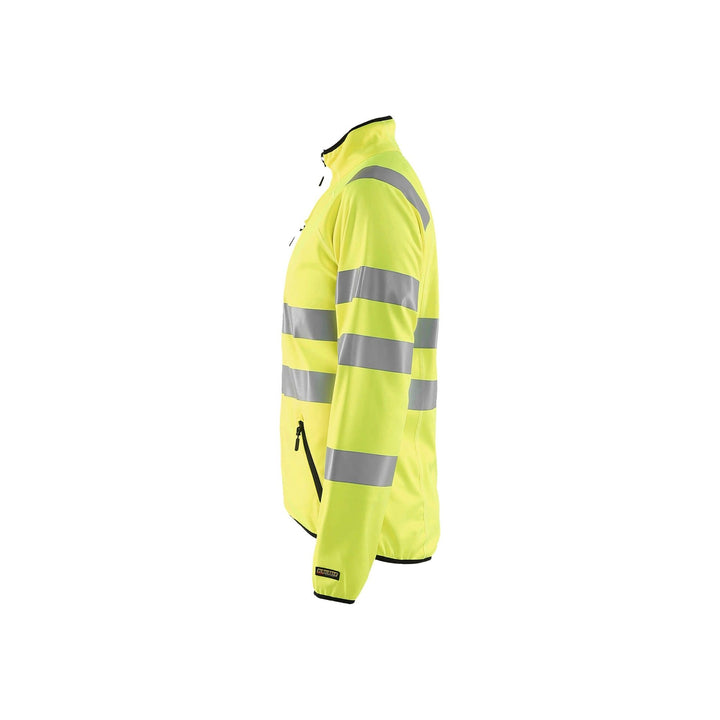 Blaklader 49262512 Hi-Vis Softshell Jacket Hi-Vis Yellow Left #colour_yellow