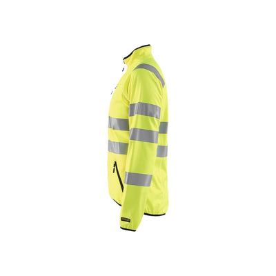 Blaklader 49262512 Hi-Vis Softshell Jacket Hi-Vis Yellow Left #colour_yellow