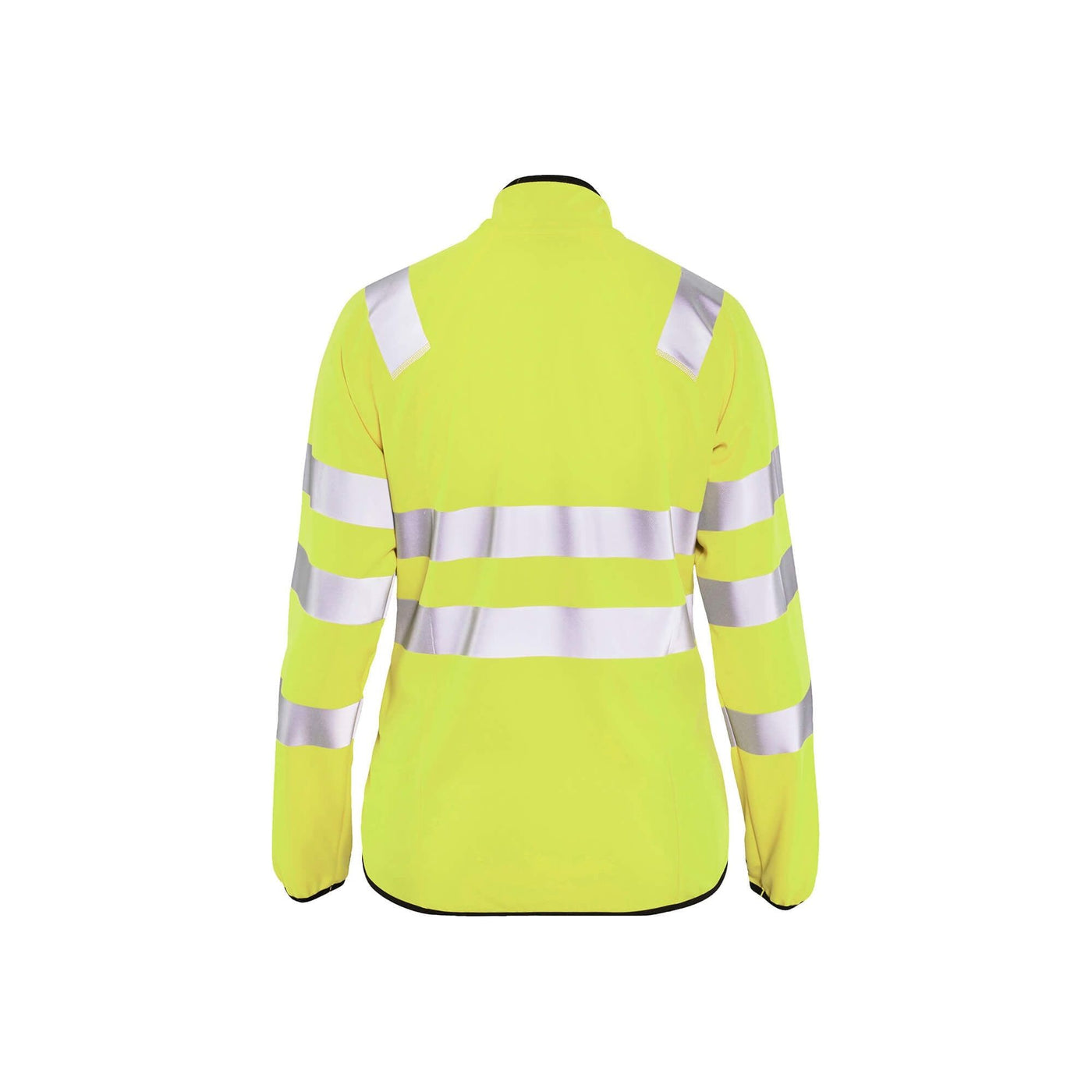 Blaklader 49262512 Hi-Vis Softshell Jacket Hi-Vis Yellow Rear #colour_yellow