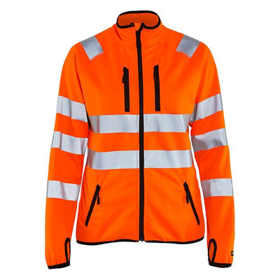 Blaklader 49262512 Hi-Vis Softshell Jacket Orange Main #colour_orange