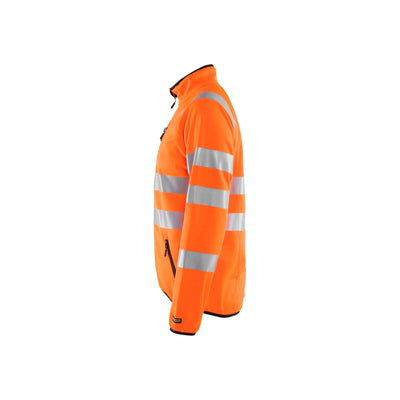 Blaklader 49262512 Hi-Vis Softshell Jacket Orange Left #colour_orange