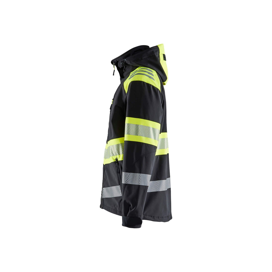 Black/Hi-Vis Yellow Left #colour_black-hi-vis-yellow