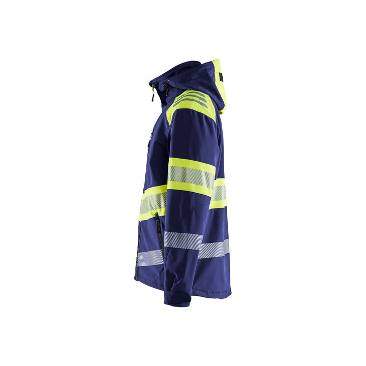 Navy Blue/Hi-Vis Yellow Left #colour_navy-blue-hi-vis-yellow