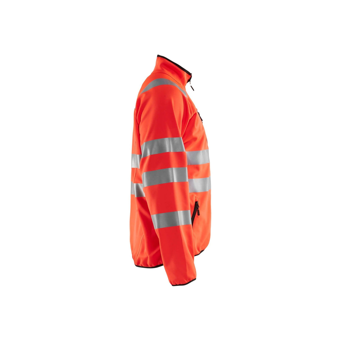 Blaklader 49062512 Hi-Vis Softshell jacket Hi-Vis Red Right #colour_hi-vis-red