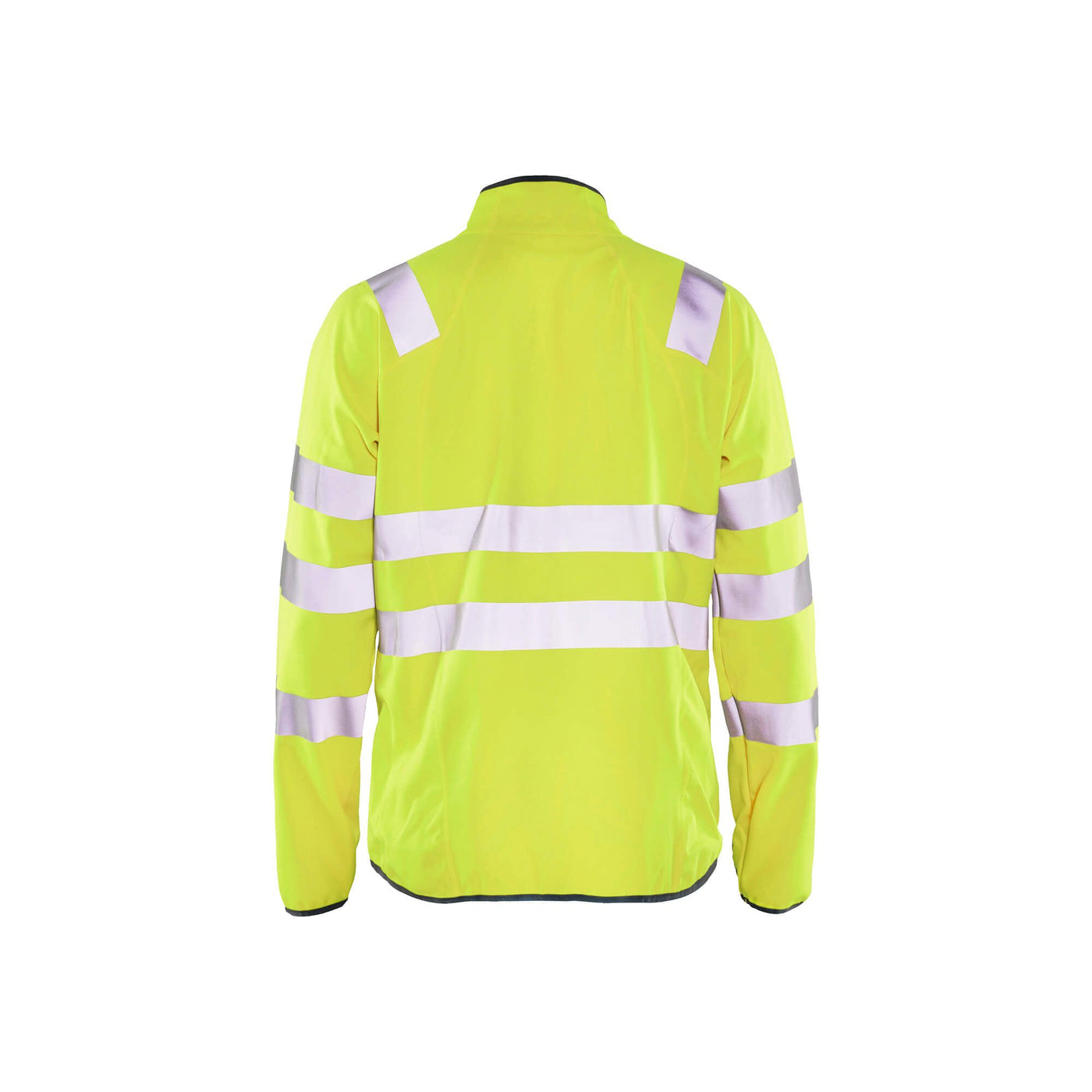 Blaklader 49062512 Hi-Vis Softshell jacket Hi-Vis Yellow Rear #colour_yellow
