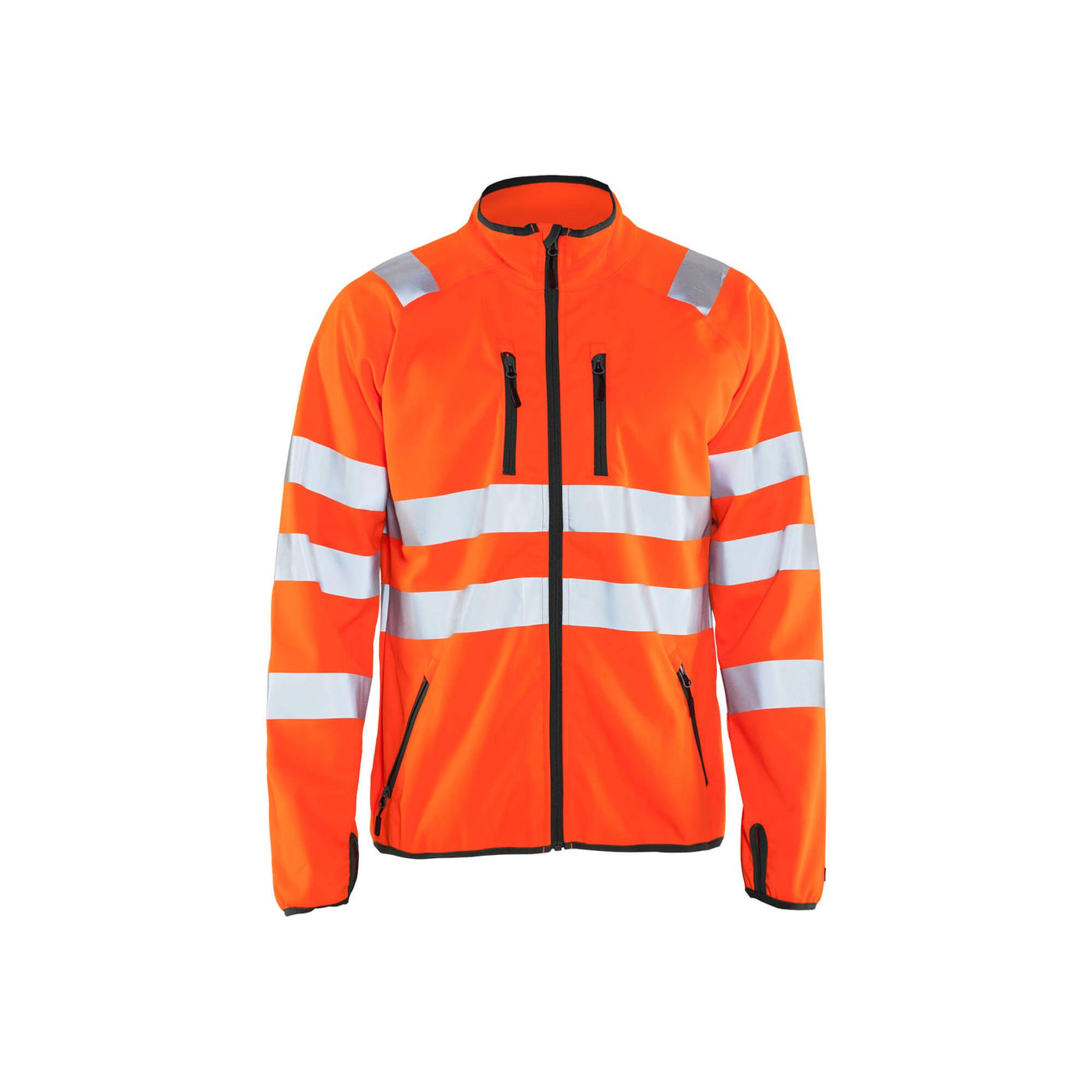 Blaklader 49062512 Hi-Vis Softshell jacket Orange Main #colour_orange