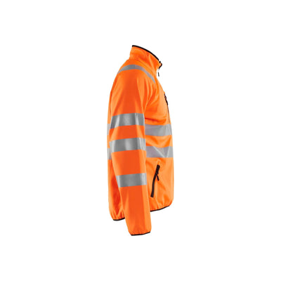 Blaklader 49062512 Hi-Vis Softshell jacket Orange Right #colour_orange