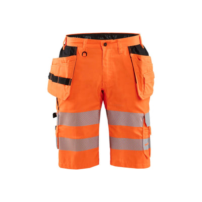 Blaklader 15861811 Hi-Vis Stretch Shorts Orange Main #colour_orange
