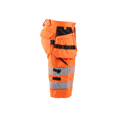 Blaklader 15861811 Hi-Vis Stretch Shorts Orange Right #colour_orange