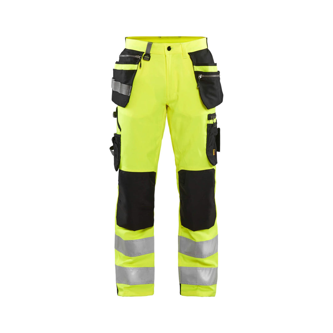 Blaklader 1592 Hi-Vis Stretch Trousers Holster Pockets - Mens (15921818) - (Colours 1 of 2)