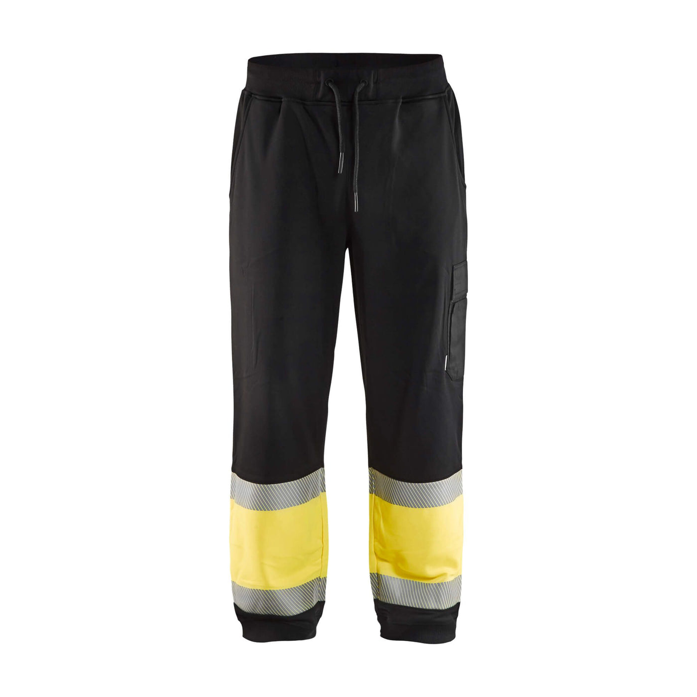 Blaklader 15492526 Hi-Vis Sweat pants Black/Hi-Vis Yellow Main #colour_black-yellow