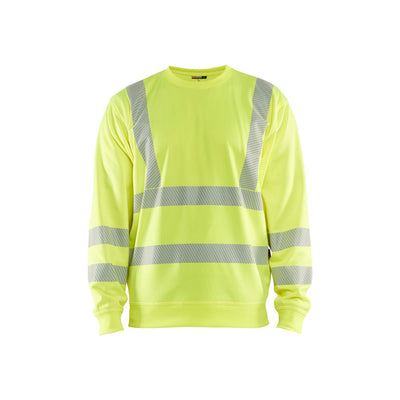 Blaklader 35622538 Hi-Vis Sweatshirt Hi-Vis Yellow Main #colour_hi-vis-yellow
