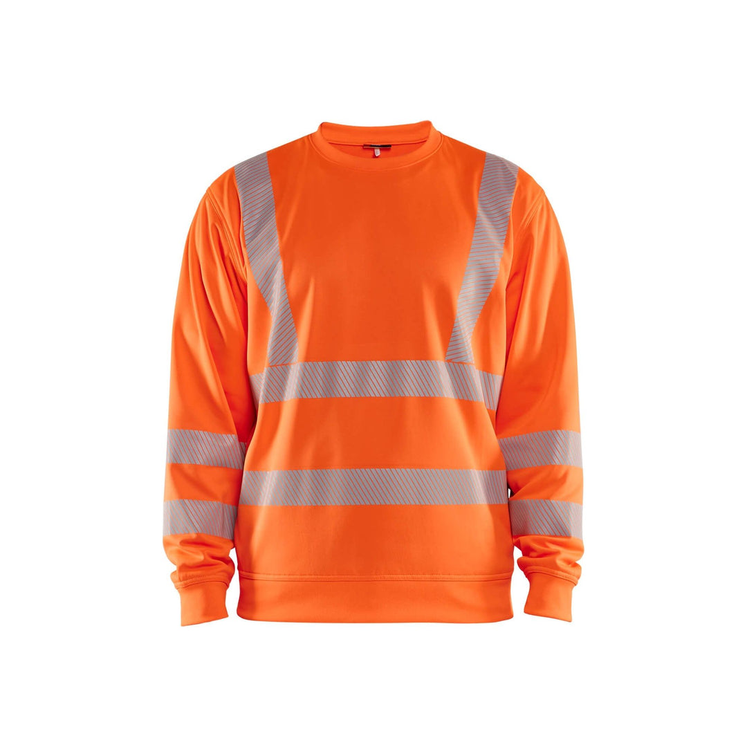 Blaklader 35622538 Hi-Vis Sweatshirt Orange Main #colour_orange