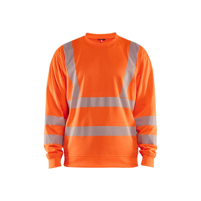 Blaklader 35622538 Hi-Vis Sweatshirt Orange Main #colour_orange
