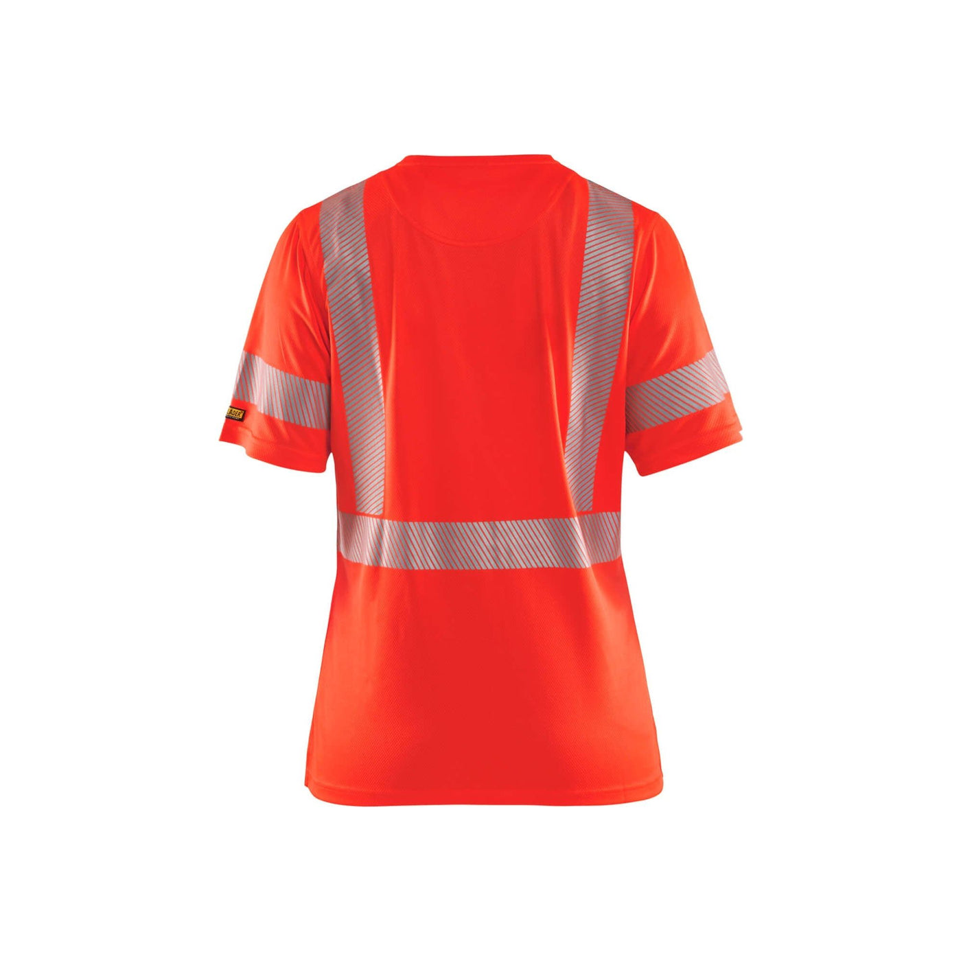 Blaklader 33361013 Hi-Vis T-Shirt Hi-Vis Red Rear #colour_hi-vis-red