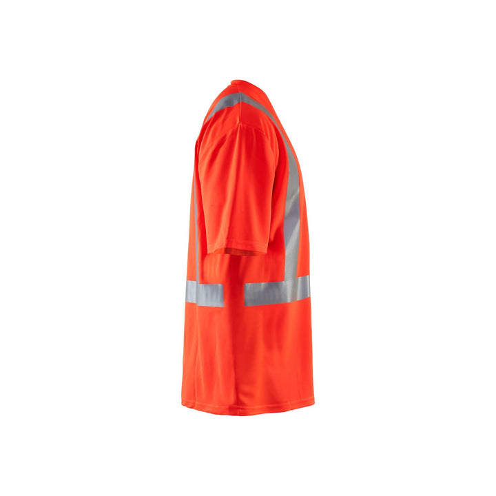 Blaklader 33821011 Hi-Vis T-Shirt Hi-Vis Red Right #colour_hi-vis-red