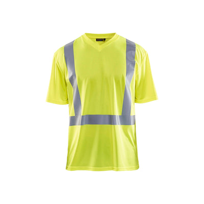 Blaklader 33821011 Hi-Vis T-Shirt Hi-Vis Yellow Main #colour_yellow