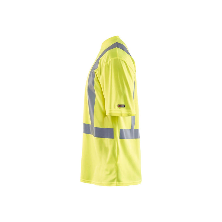 Blaklader 33821011 Hi-Vis T-Shirt Hi-Vis Yellow Left #colour_yellow