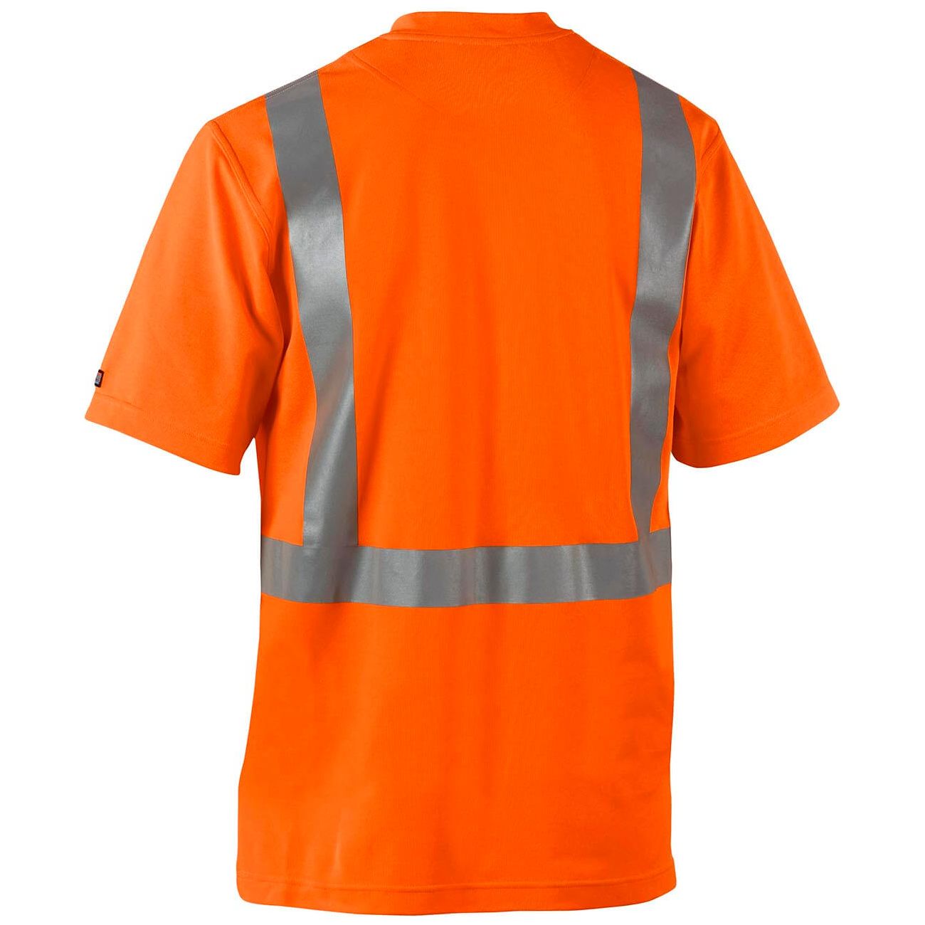 Blaklader 33821011 Hi-Vis T-Shirt Orange Rear #colour_orange