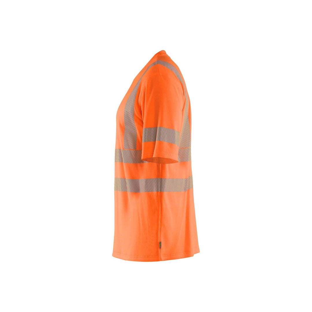 Blaklader 35222537 Hi-Vis T-Shirt Orange Left #colour_orange