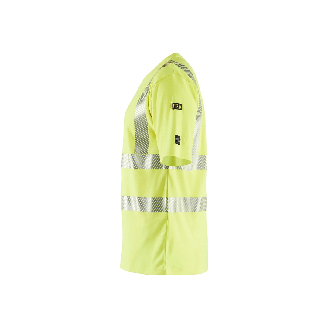 Blaklader 34801761 Hi-Vis T-Shirt Multinorm Hi-Vis Yellow Left #colour_yellow