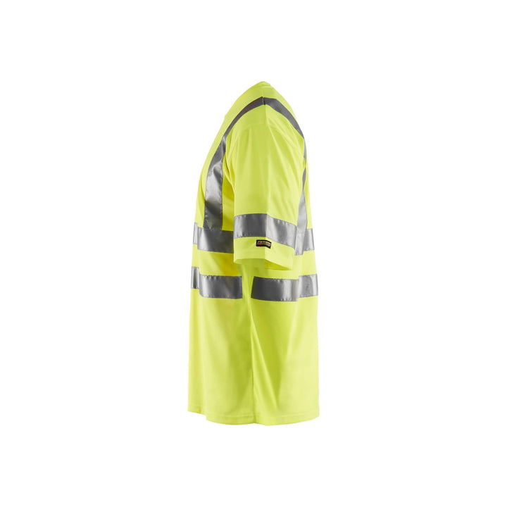 Blaklader 34131009 Hi-Vis T-Shirt Reflective Hi-Vis Yellow Left #colour_yellow