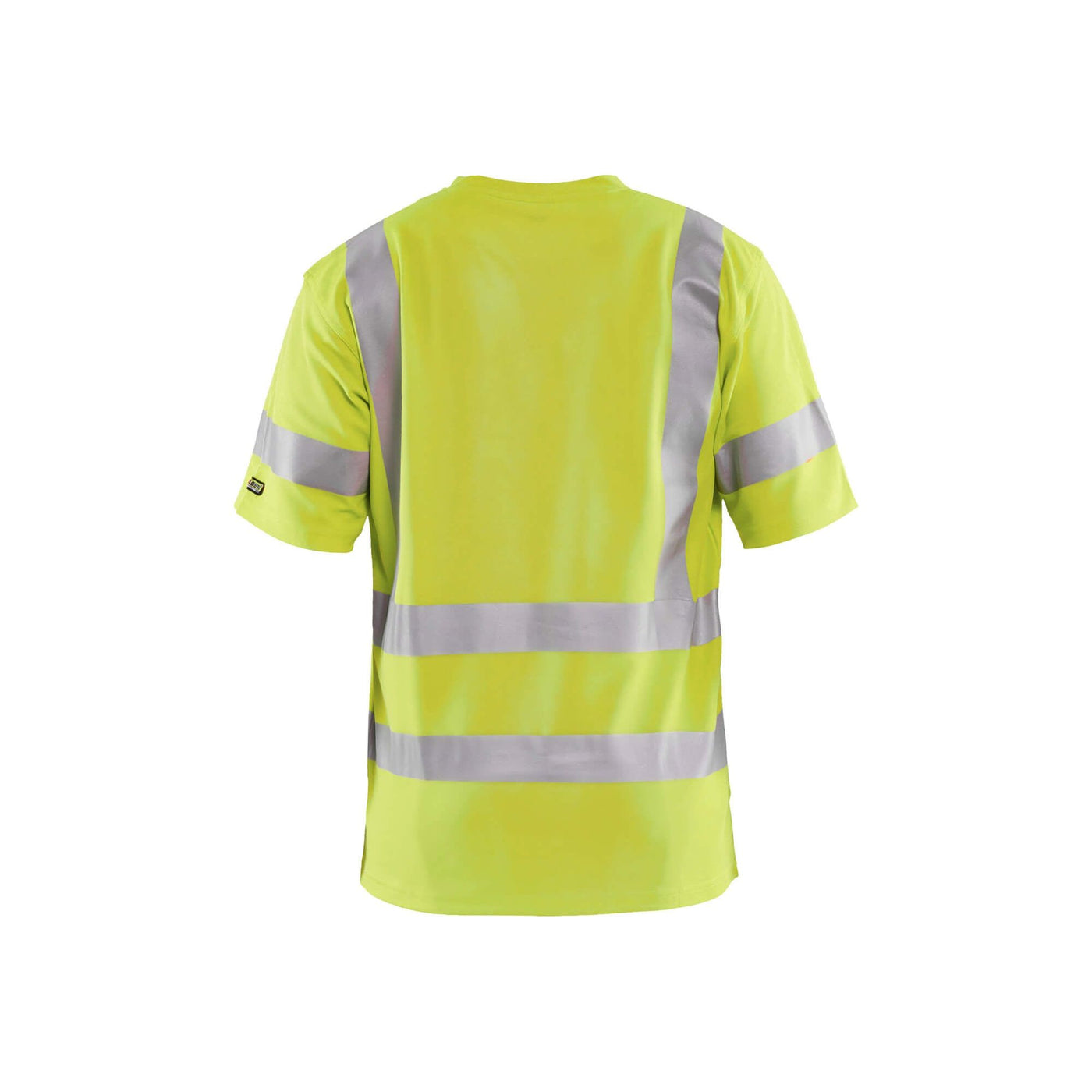 Blaklader 33801070 Hi-Vis T-Shirt UV-Protection Hi-Vis Yellow Rear #colour_yellow