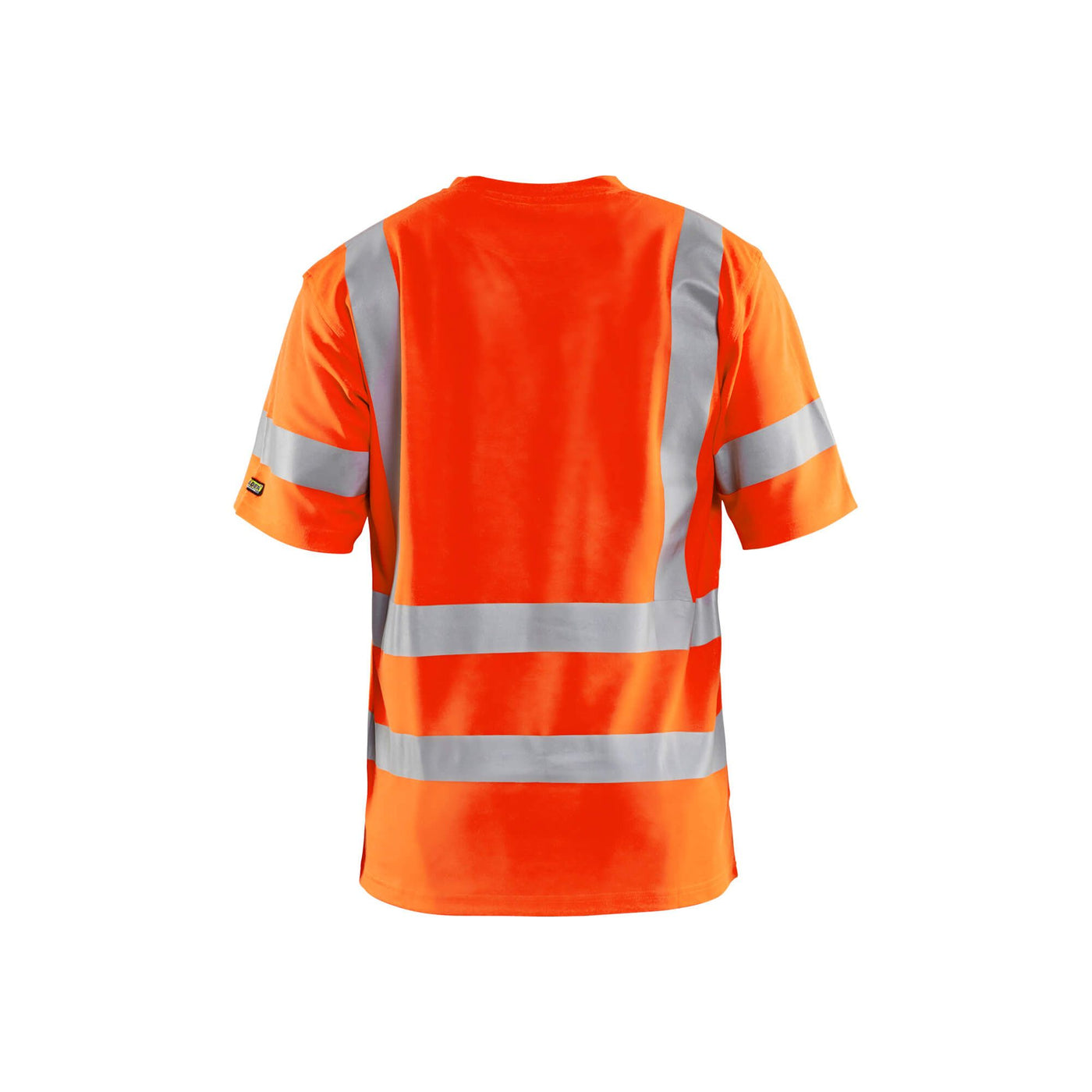 Blaklader 33801070 Hi-Vis T-Shirt UV-Protection Orange Rear #colour_orange