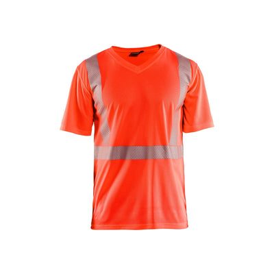 Blaklader 33861013 Hi-Vis T-Shirt UV Protection Hi-Vis Red Main #colour_hi-vis-red