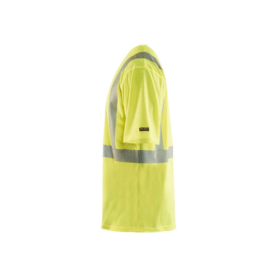 Blaklader 33861013 Hi-Vis T-Shirt UV Protection Hi-Vis Yellow Left #colour_yellow