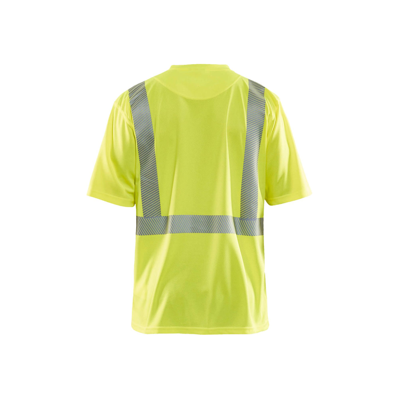 Blaklader 33861013 Hi-Vis T-Shirt UV Protection Hi-Vis Yellow Rear #colour_yellow