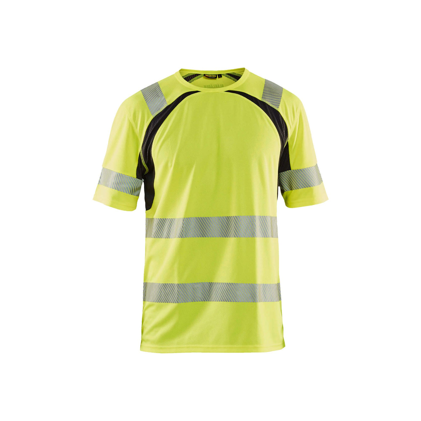 Blaklader 33971013 Hi-Vis T-Shirt UV-Protection Yellow/Black Main #colour_yellow-black