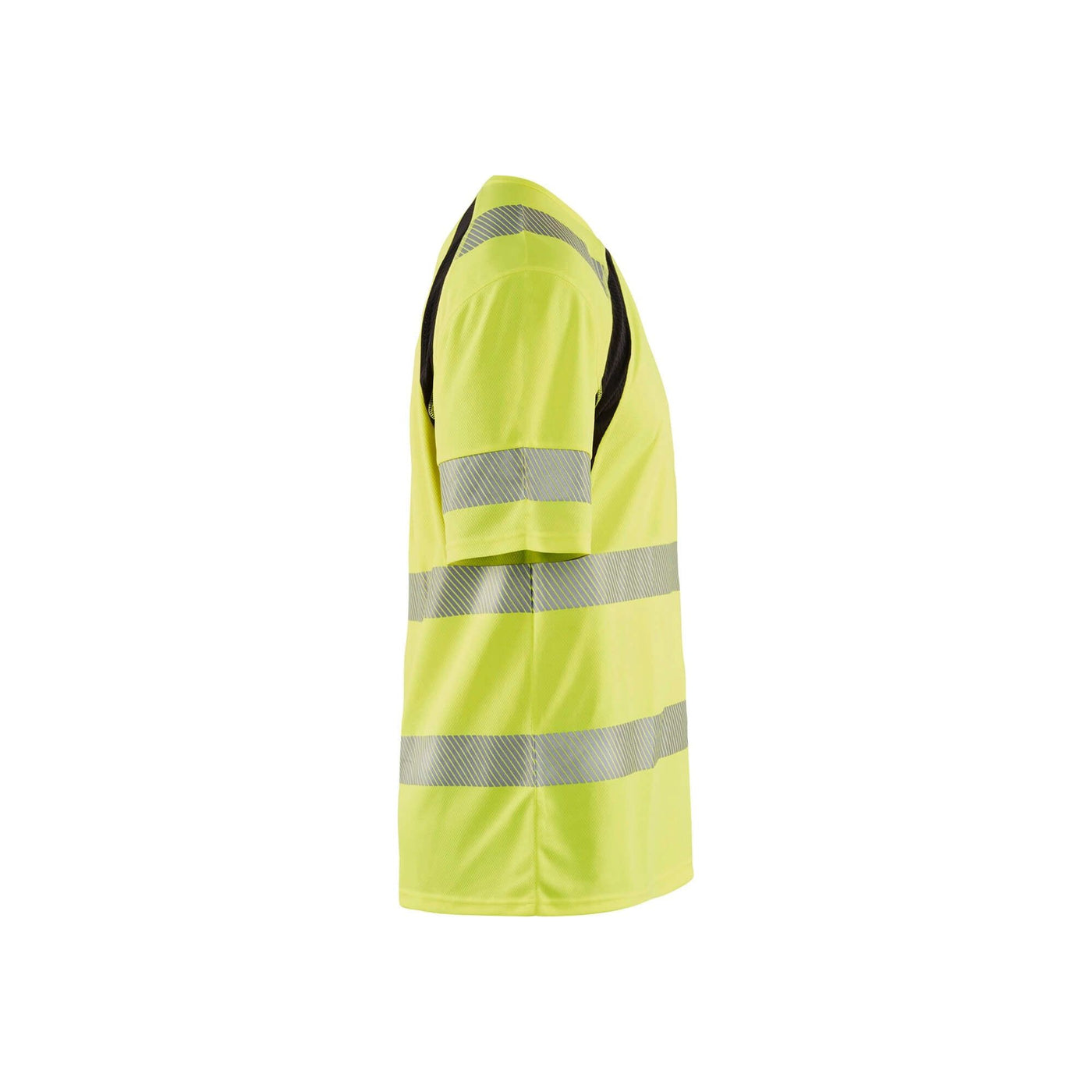 Blaklader 33971013 Hi-Vis T-Shirt UV-Protection Yellow/Black Right #colour_yellow-black