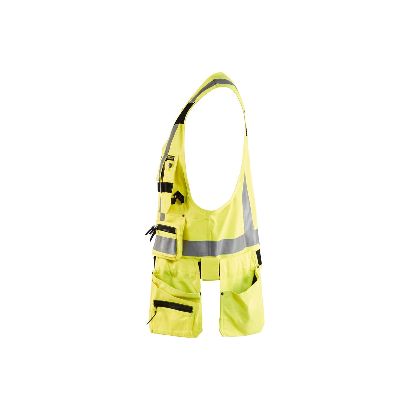 Blaklader 30321804 Hi-Vis Tool Vest Hi-Vis Yellow Left #colour_yellow